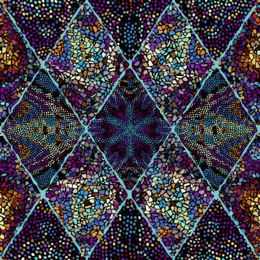 Vektör mozaik sanat desen. Vektör mozaik görüntü