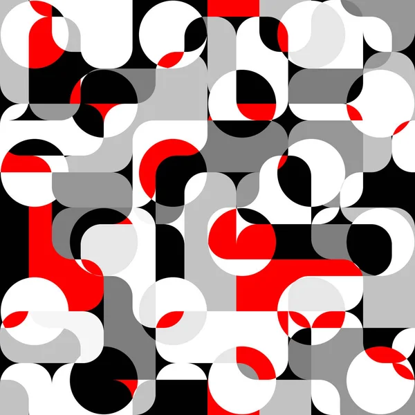 Klassieke polka dot patroon in een lappendeken collage stijl. — Stockvector