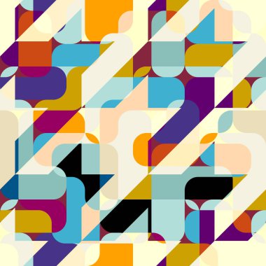 Yamalı kolaj tarzında klasik tazı dişi deseni.