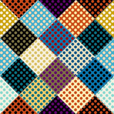 Noktasız polka deseni