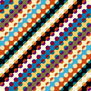 Noktasız polka deseni