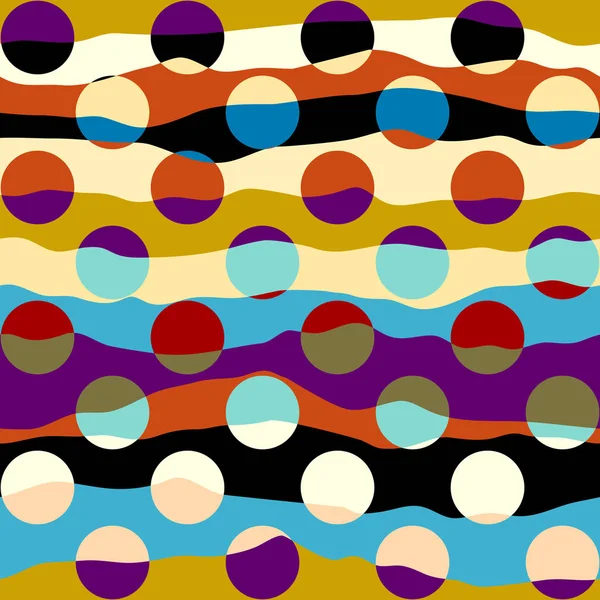 Motif sans couture à pois — Image vectorielle