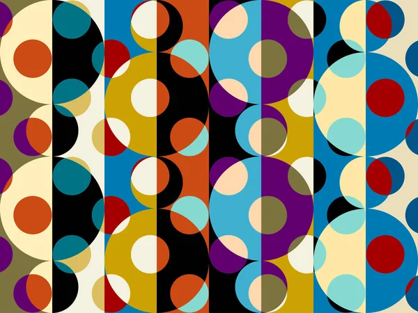 Motif sans couture à pois — Image vectorielle