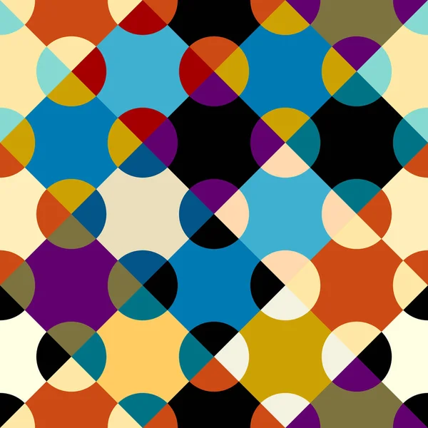 Naadloos polka dot patroon — Stockvector