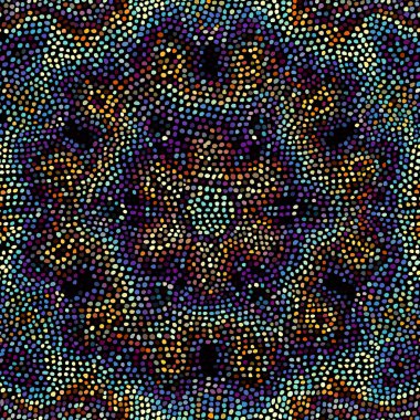 Vektör mozaik sanat desen. Vektör mozaik görüntü