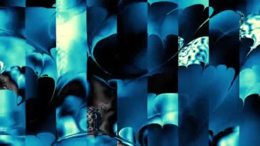 Rasgele dalgalı doku hareketli. Psychedelic müzik arka plan dönüştürme. Döngü hareketli görüntüleri.