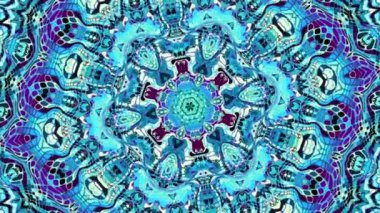 Süs vintage mozaik sanat daire dönüştürme. Yuvarlak süslü süs mandala desen. Sorunsuz döngü görüntüleri.