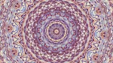 Süs vintage mozaik sanat daire dönüştürme. Yuvarlak süslü süs mandala desen. Sorunsuz döngü görüntüleri.