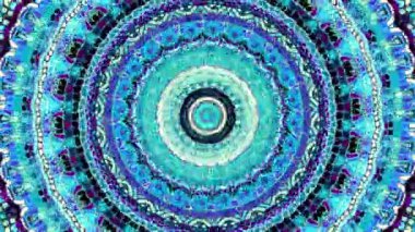 Süs vintage mozaik sanat daire dönüştürme. Yuvarlak süslü süs mandala desen. Sorunsuz döngü görüntüleri.