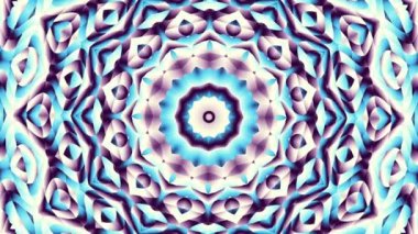 Süs daire dönüştürme. Yuvarlak mandala desen. Sorunsuz döngü görüntüleri.