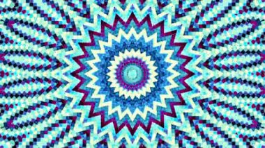 Süs daire dönüştürme. Yuvarlak mandala desen. Sorunsuz döngü görüntüleri.
