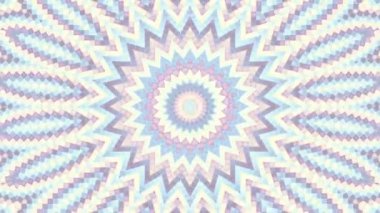 Süs daire dönüştürme. Yuvarlak mandala desen. Sorunsuz döngü görüntüleri.
