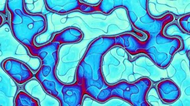 Rasgele dalgalı doku hareketli. Psychedelic müzik arka plan dönüştürme. Döngü hareketli görüntüleri.