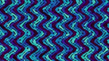 Rasgele dalgalı doku hareketli. Psychedelic müzik arka plan dönüştürme. Döngü hareketli görüntüleri.