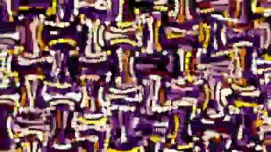 Rasgele dalgalı doku hareketli. Psychedelic müzik arka plan dönüştürme. Döngü hareketli görüntüleri.
