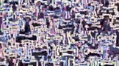 Rasgele dalgalı doku hareketli. Psychedelic müzik arka plan dönüştürme. Döngü hareketli görüntüleri.