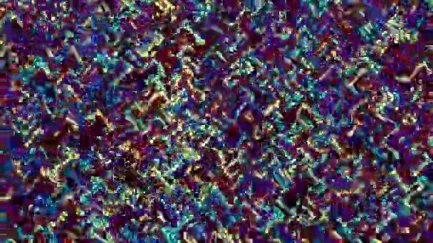 Bewegte Willkürlich Gewellte Textur Psychedelisch Transformierender Hintergrund Looping Animiertes Filmmaterial — Stockvideo