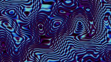 Rasgele dalgalı doku hareketli. Psychedelic müzik arka plan dönüştürme. Döngü hareketli görüntüleri.