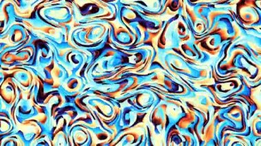 Rasgele dalgalı doku hareketli. Psychedelic müzik arka plan dönüştürme. Döngü hareketli görüntüleri.