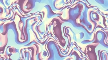 Rasgele dalgalı doku hareketli. Psychedelic müzik arka plan dönüştürme. Döngü hareketli görüntüleri.