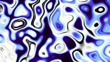 Rasgele dalgalı doku hareketli. Psychedelic müzik arka plan dönüştürme. Döngü hareketli görüntüleri.