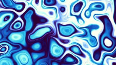 Rasgele dalgalı doku hareketli. Psychedelic müzik arka plan dönüştürme. Döngü hareketli görüntüleri.