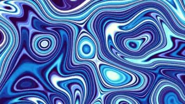 Rasgele dalgalı doku hareketli. Psychedelic müzik arka plan dönüştürme. Döngü hareketli görüntüleri.