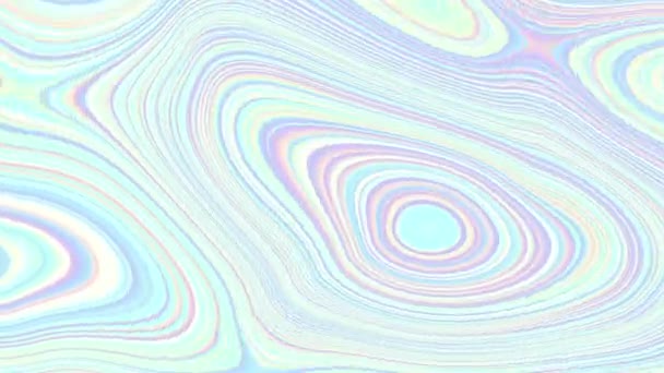 Bewegte Willkürlich Gewellte Textur Psychedelisch Transformierender Hintergrund Looping Animiertes Filmmaterial — Stockvideo