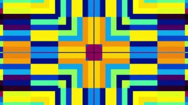 Geometrik arka plan hareketli. Dönüştürme soyut şekiller. Kesintisiz döngü görüntüleri.