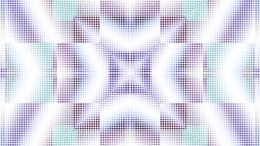 Geometrik arka plan hareketli. Dönüştürme soyut şekiller. Kesintisiz döngü görüntüleri.