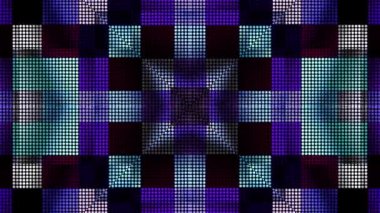 Geometrik arka plan hareketli. Dönüştürme soyut şekiller. Kesintisiz döngü görüntüleri.