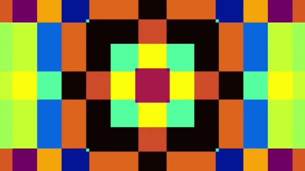 Fond géométrique mobile. Transformation formes abstraites. Images de boucle sans couture .