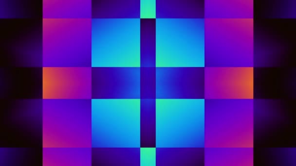 Fond géométrique mobile. Transformation formes abstraites. Images de boucle sans couture .