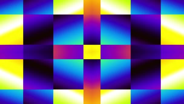 Fond géométrique mobile. Transformation formes abstraites. Images de boucle sans couture .