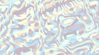 Rasgele dalgalı doku hareketli. Psychedelic müzik arka plan dönüştürme. Döngü hareketli görüntüleri.