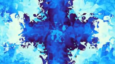 Rasgele dalgalı doku hareketli. Psychedelic müzik arka plan dönüştürme. Döngü hareketli görüntüleri.