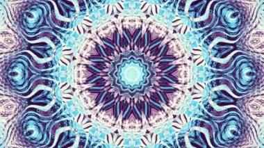 Soyut dönüşüm süs mandala daire iplik. Sorunsuz döngü görüntüleri.