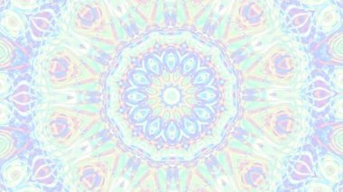 Soyut dönüşüm süs mandala daire iplik. Sorunsuz döngü görüntüleri.