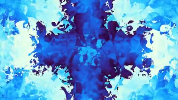 Движущаяся Случайная Волнистая Текстура Психоделическое Преобразование Фона Цикл Анимационных Кадров — стоковое видео