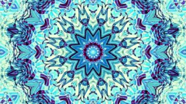 Soyut dönüşüm süs mandala daire iplik. Sorunsuz döngü görüntüleri.