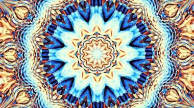 Soyut dönüşüm süs mandala daire iplik. Sorunsuz döngü görüntüleri.