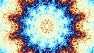 Soyut dönüşüm süs mandala daire iplik. Sorunsuz döngü görüntüleri.