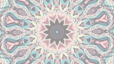 Soyut dönüşüm süs mandala daire iplik. Sorunsuz döngü görüntüleri.