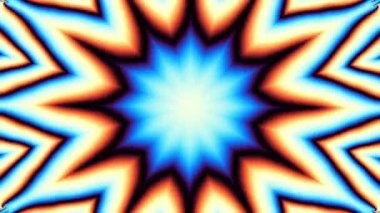 Soyut dönüşüm süs mandala daire iplik. Sorunsuz döngü görüntüleri.