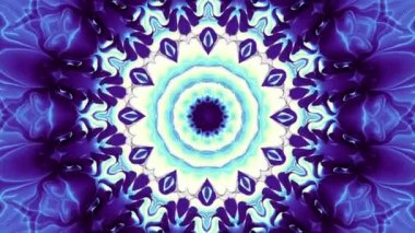 Soyut dönüşüm süs mandala daire iplik. Sorunsuz döngü görüntüleri.