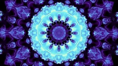 Soyut dönüşüm süs mandala daire iplik. Sorunsuz döngü görüntüleri.