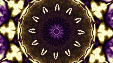 Soyut dönüşüm süs mandala daire iplik. Sorunsuz döngü görüntüleri.
