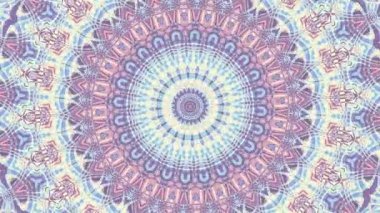 Soyut dönüşüm süs mandala daire iplik. Sorunsuz döngü görüntüleri.