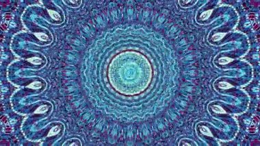 Soyut dönüşüm süs mandala daire iplik. Sorunsuz döngü görüntüleri.