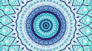 Soyut dönüşüm süs mandala daire iplik. Sorunsuz döngü görüntüleri.